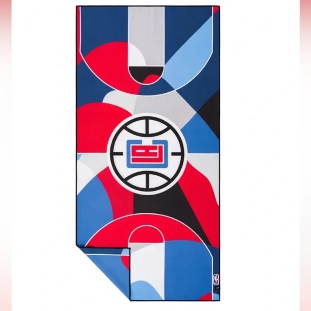 Slowtide NBA Los Angeles Clippers Jersey Quick Drying Travel Towel Red/Gray/Blue